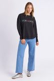 Foxwood Simplified Confetti Crew - Black