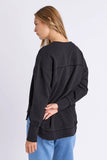 Foxwood Simplified Confetti Crew - Black