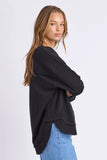 Foxwood Simplified Confetti Crew - Black