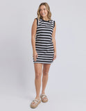 Foxwood Reform Stripe Dress - Black And White
