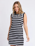 Foxwood Reform Stripe Dress - Black And White