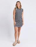 Foxwood Reform Stripe Dress - Black And White