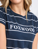 Foxwood Caleb Stripe Dress - Navy/White Stripe