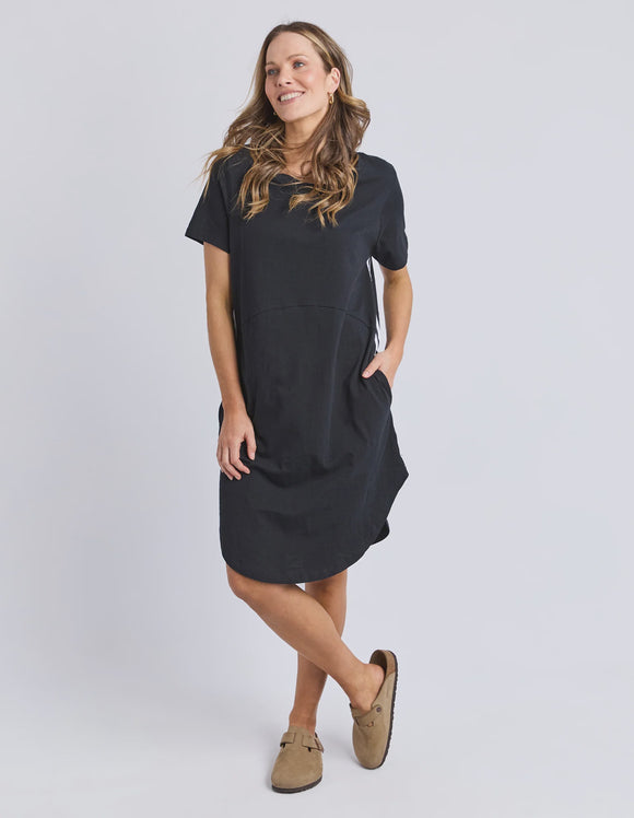 Foxwood Bay Tape Dress - Black