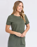 Foxwood Bay Tape Dress - Khaki