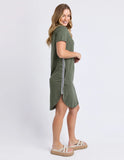 Foxwood Bay Tape Dress - Khaki