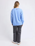 Foxwood Effortless Contrast Crew - Blue