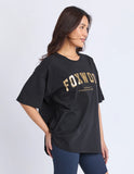 Foxwood Interval Tee - Black / Gold