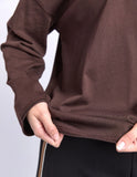 Foxwood Knock off Long Sleeve Tee - Coffee