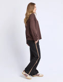 Foxwood Knock off Long Sleeve Tee - Coffee