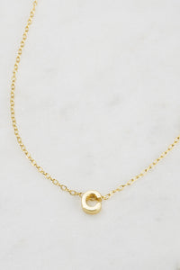 Zafino Letter Necklace - C