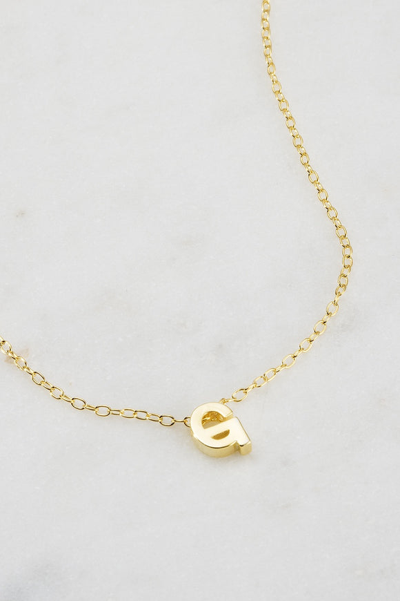 Zafino Letter Necklace - G