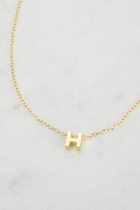 Zafino Letter Necklace - H