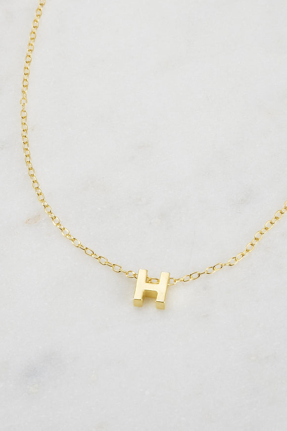 Zafino Letter Necklace - H