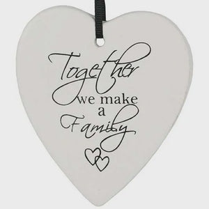 Hanging Heart - Together Family