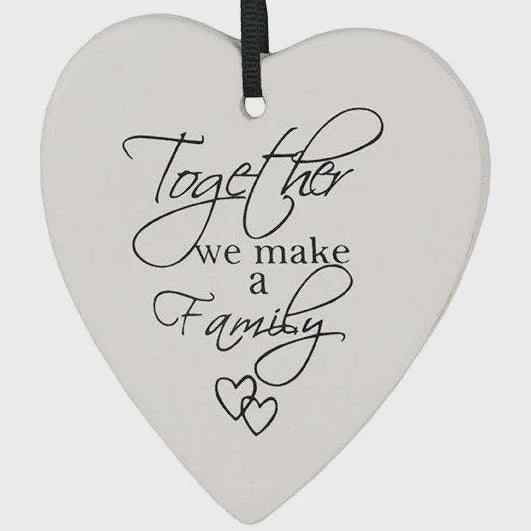 Hanging Heart - Together Family
