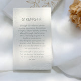 Quote Plaque - Precious Strength