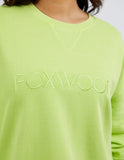 Foxwood Simplified Crew - Lime