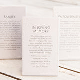 Quote Plaque - Precious In Loving Memory