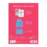 Galison Blooms of Love Greeting Card Puzzle Multi-Coloured
