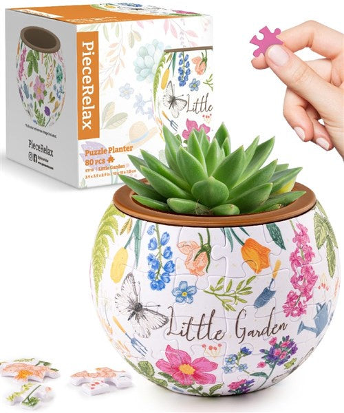 Puzzle Flower Pot - Little Garden