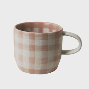 Robert Gordon - Soft Terracotta Check Mug / Cat's Pyjamas