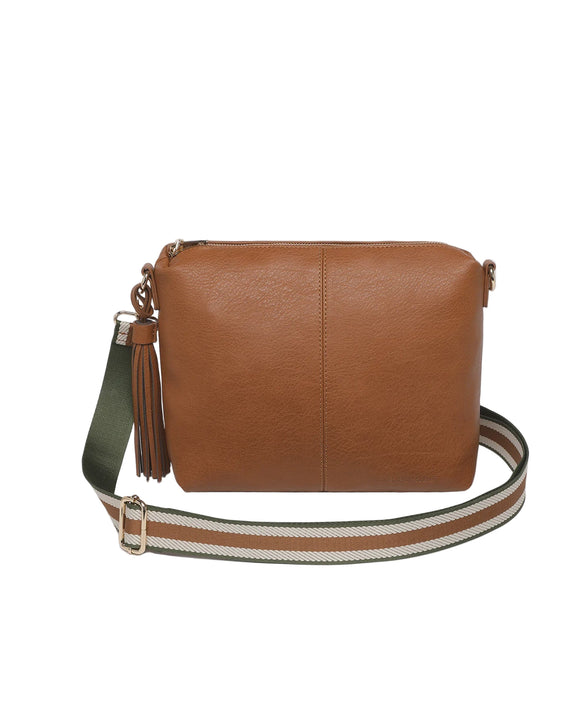 Louenhide Kasey Crossbody Bag - Stripe Tan
