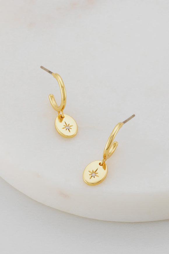 Zafino Earrings - Nala Mini Huggie Gold