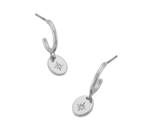 Zafino Earrings - Nala Mini Huggie Silver
