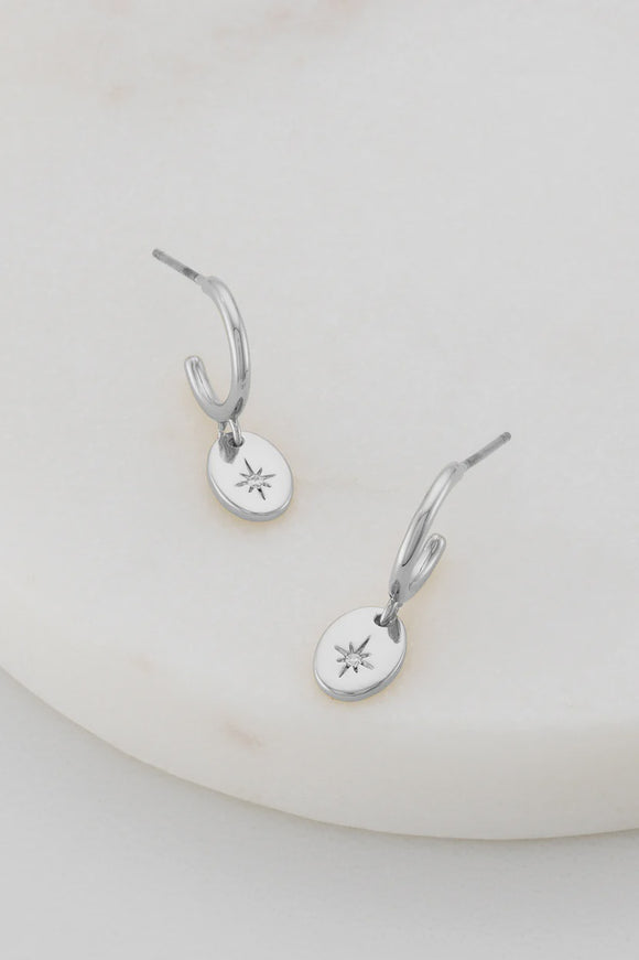 Zafino Earrings - Nala Mini Huggie Silver