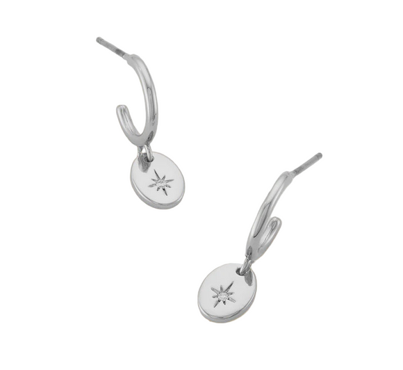 Zafino Earrings - Nala Mini Huggie Silver