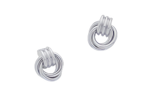 Earrings - Poppy Silver