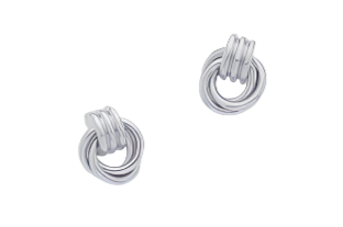 Earrings - Poppy Silver
