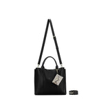 Black Caviar Designs - Margaux 2 Piece Laptop Top Handle Bag Black