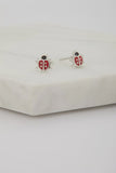 Earring - Ladybird Stud - Red