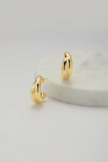 Earrings - Payton Hoop Gold