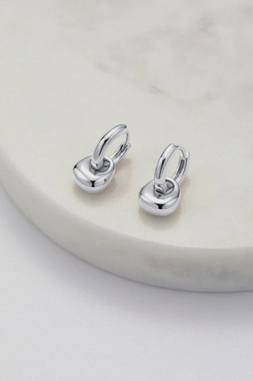 Zafino Earrings - Sadie Hoop Silver