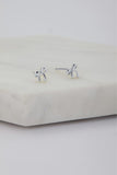 Zafino Earrings - Charlotte Stud Silver