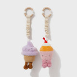Stroller Toy 2pk - Icecream & Cupcake
