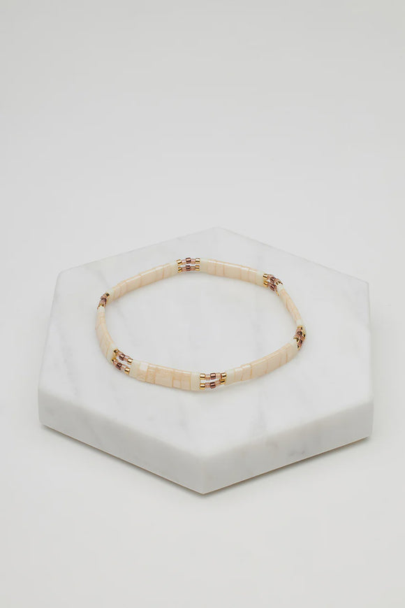 Zafino Bracelet - Tile - Blush