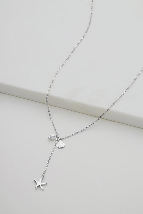 Zafino - Starfish Necklace - Silver