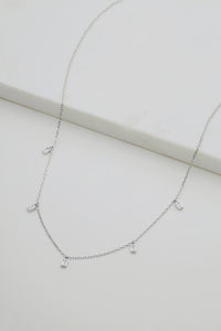 Zafino - Baguette Necklace - Silver