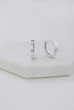Earrings - Willow Hoop Silver
