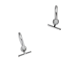 Earrings - Winnie Hoop Silver