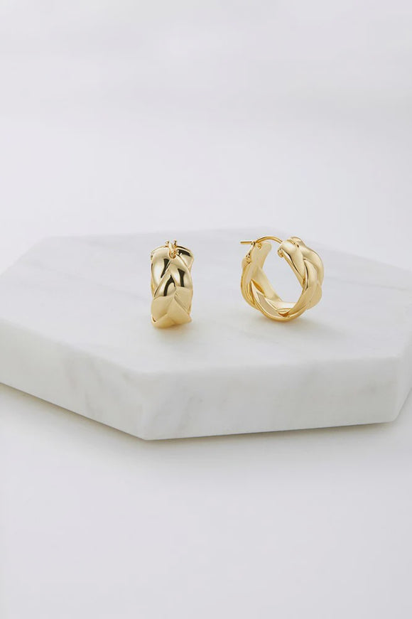 Earrings - Gracie Hoop Gold