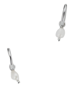 Zafino Earrings - Heidi Hoop Silver