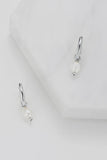 Zafino Earrings - Heidi Hoop Silver
