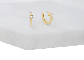 Earrings - Elise Huggies Gold