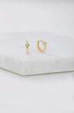 Earrings - Elise Huggies Gold
