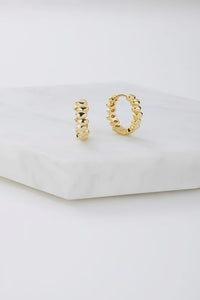 Earring - Bailey Huggie Gold